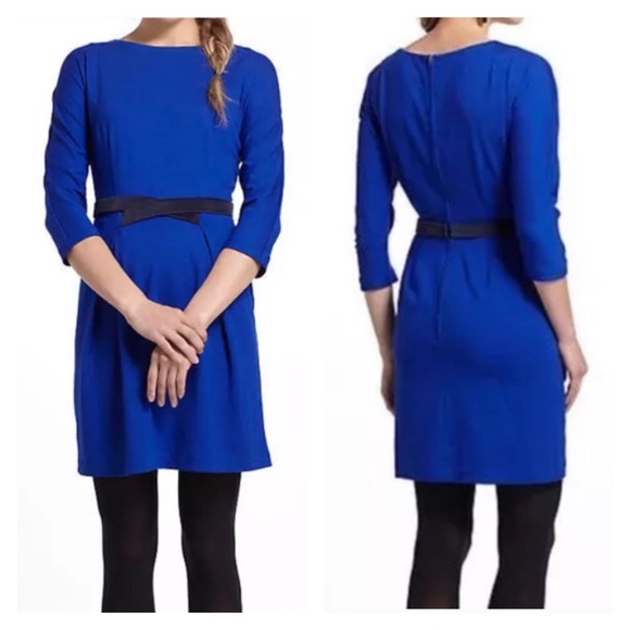 Girls from Savoy Ponte Dress Blue - Picture 3 of 8